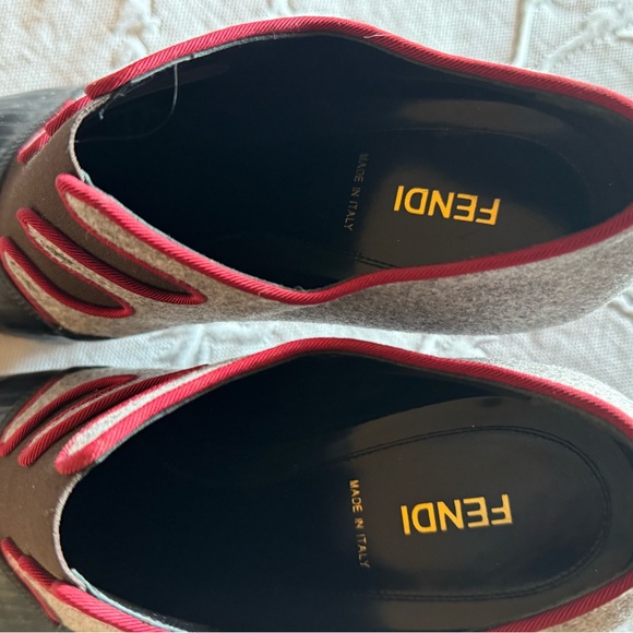 Fendi Colorblock Pattern Pump Booties - Picture 4 of 8